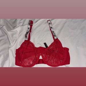 VERY SEXY The Fabulous by Victoria's Secret Unlined Sunset Ombré Shine Strap Ros